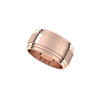 Double Stepped-Edge Flat Band