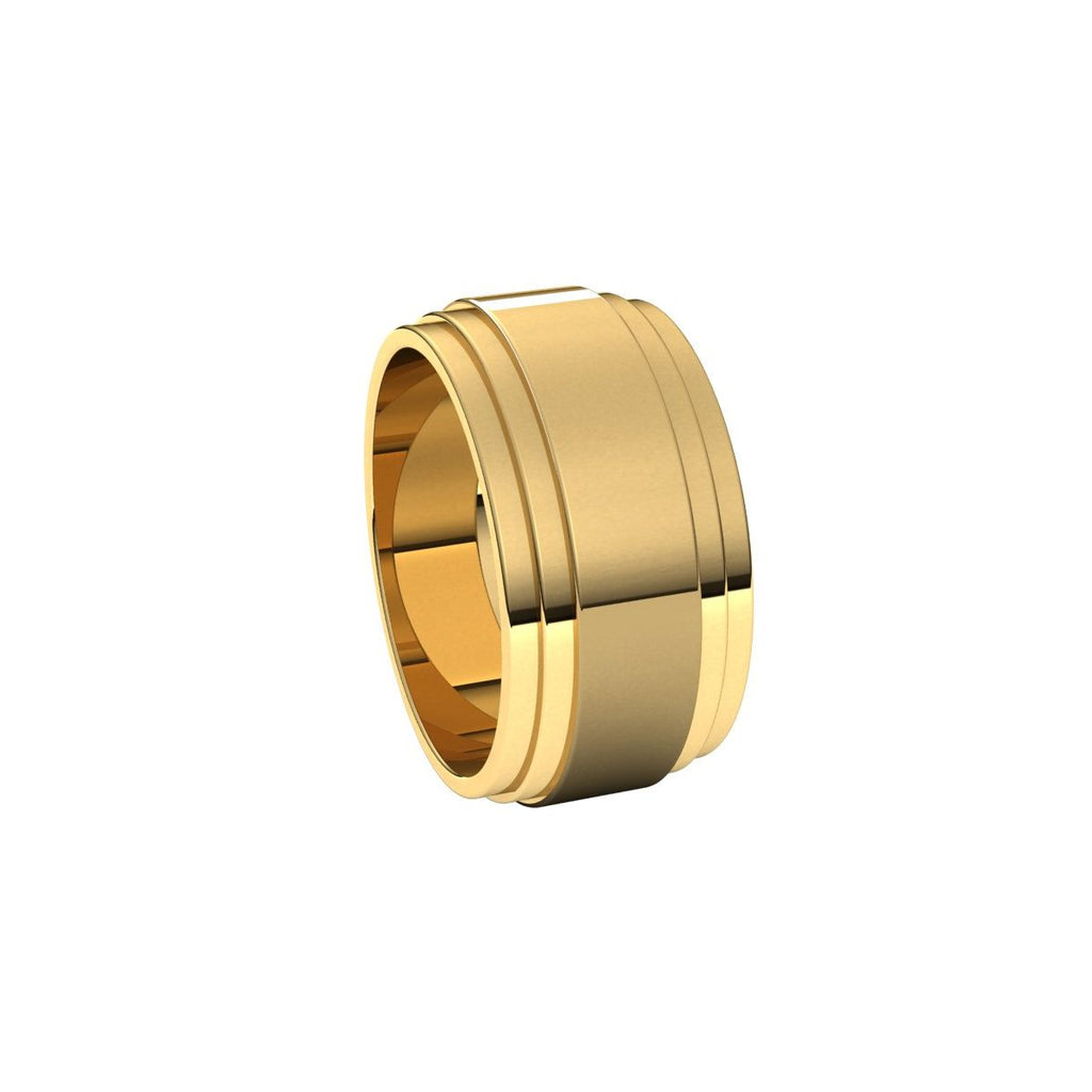 Double Stepped-Edge Flat Band
