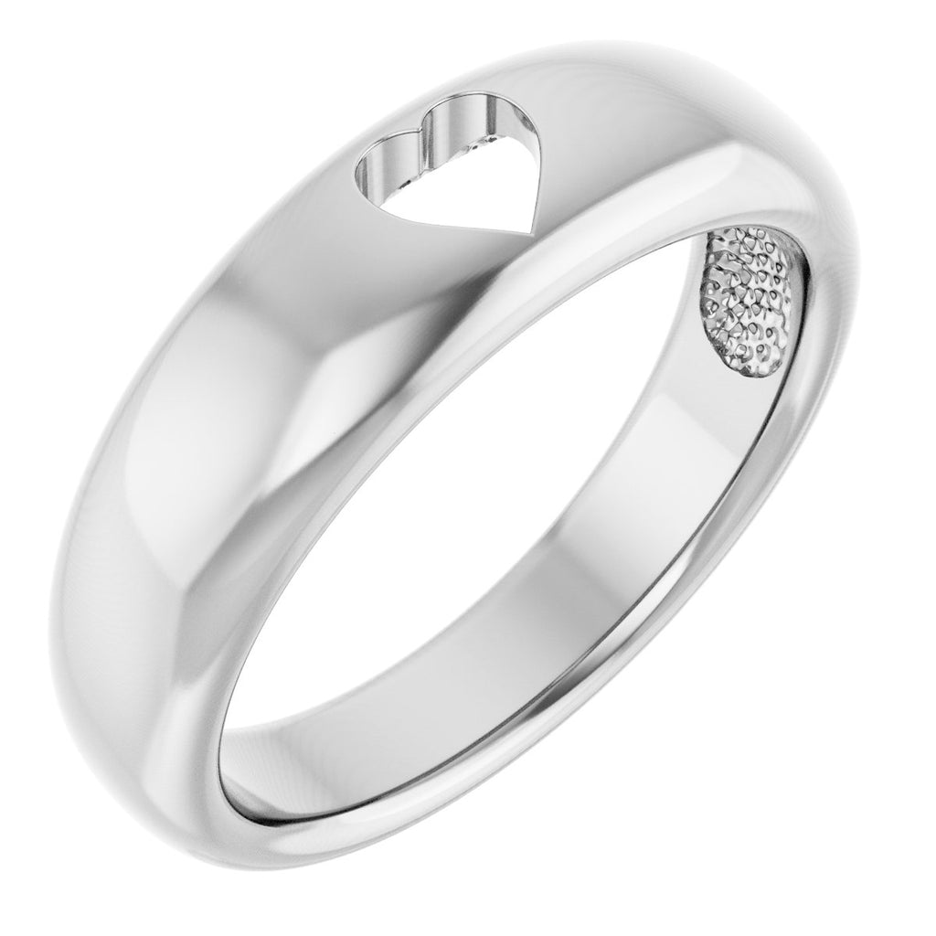 Pierced Heart Ring