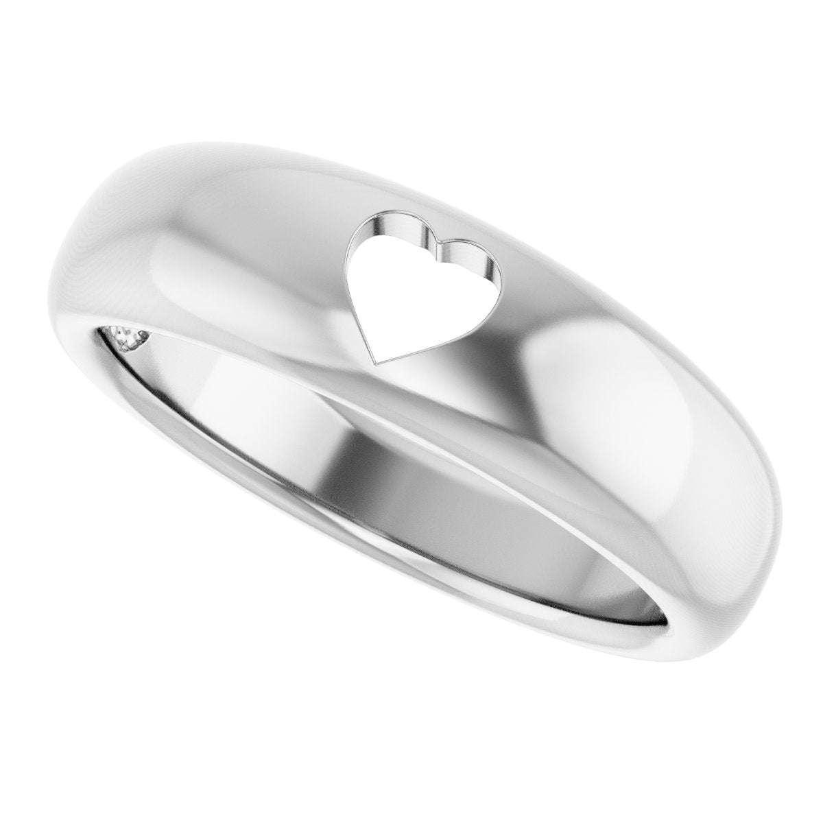 Pierced Heart Ring