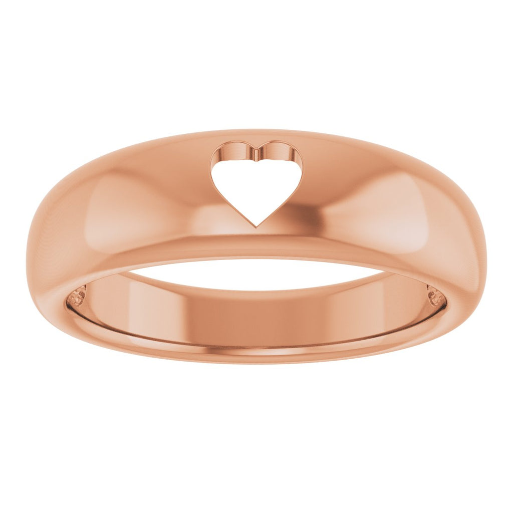 Pierced Heart Ring