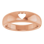 Pierced Heart Ring
