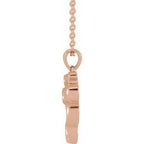 Accented Serpent Necklace or Pendant