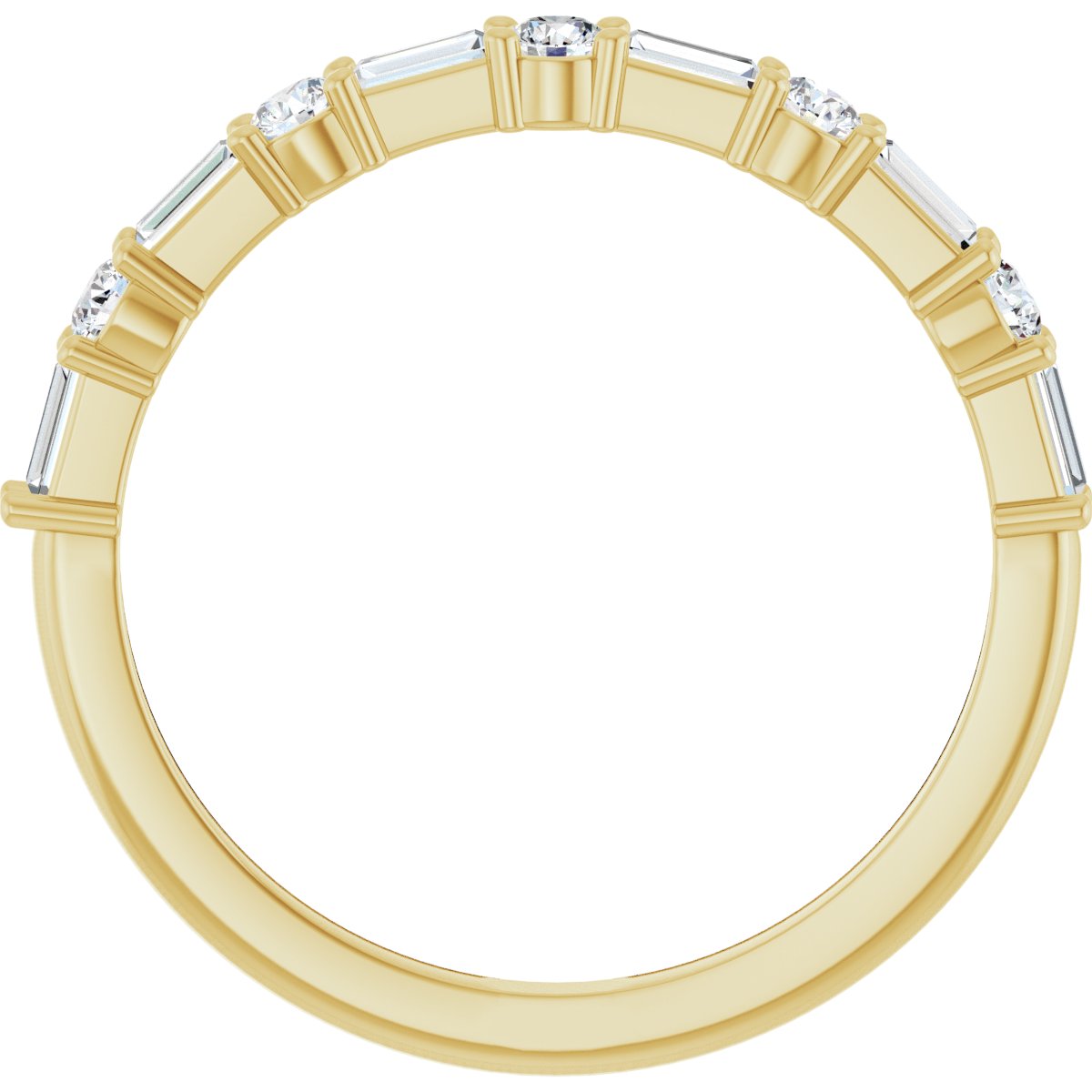Multi-Shape Anniversary Band