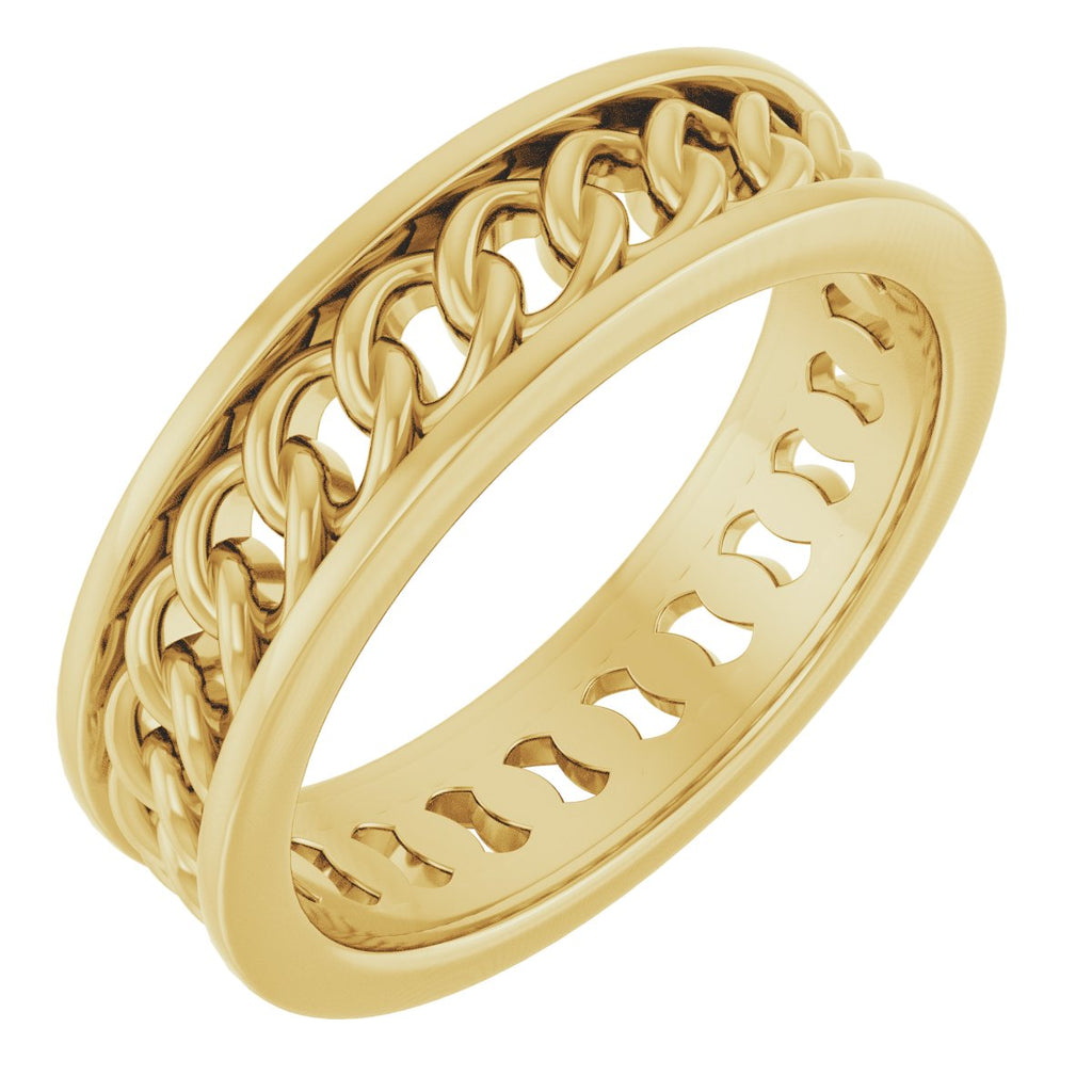 Chain Link Flat Band