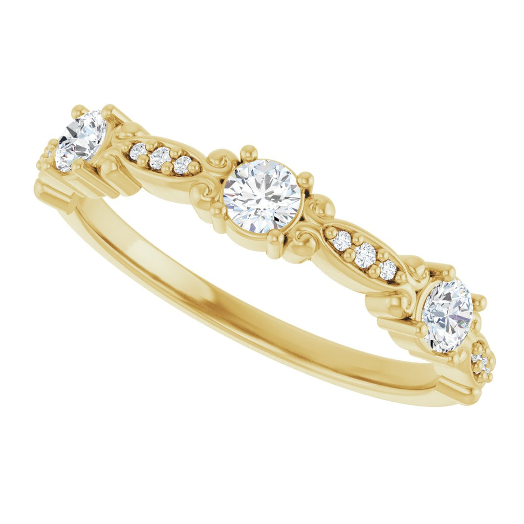 Vintage-Inspired Anniversary Band