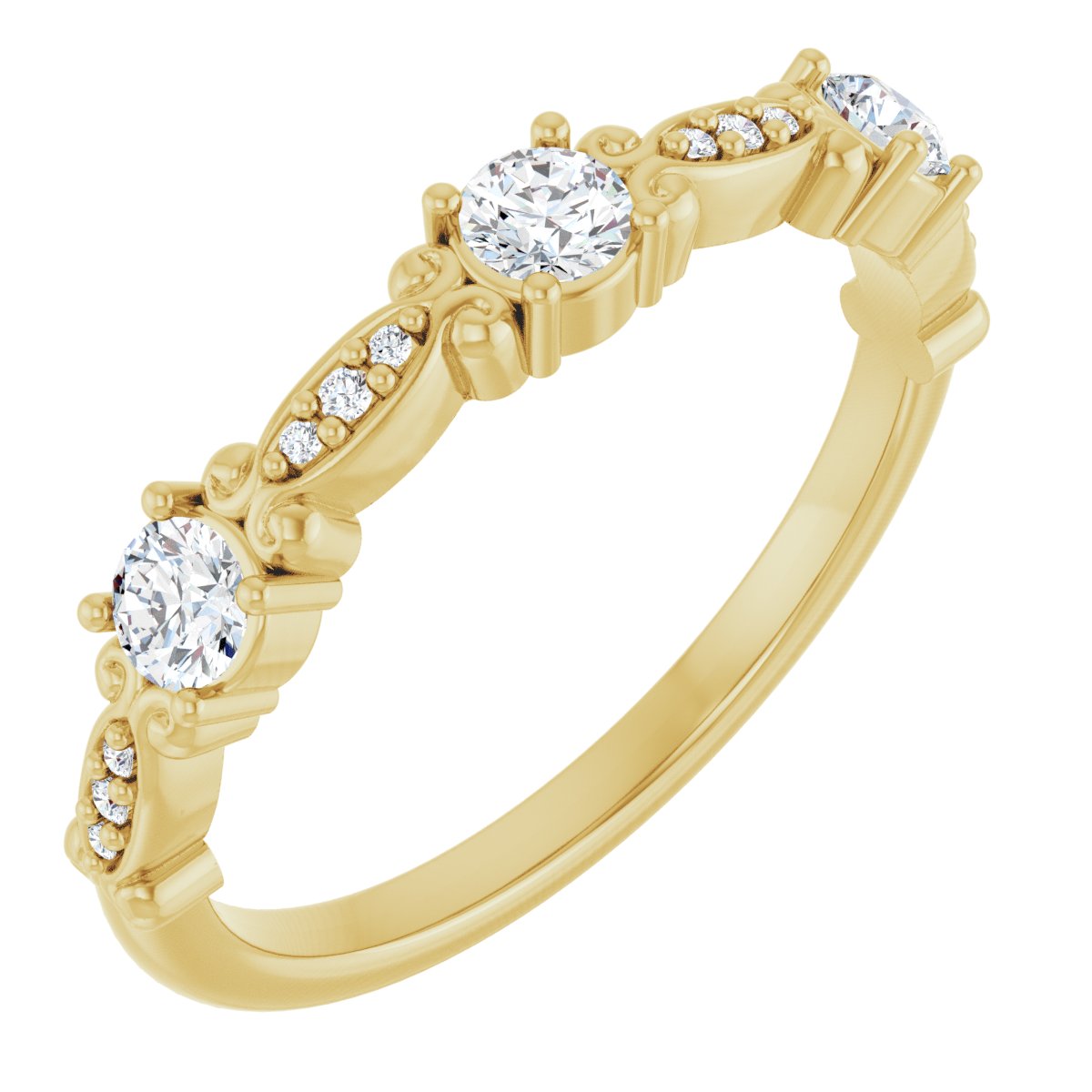 Vintage-Inspired Anniversary Band