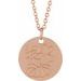 Birth Flower Necklace or Pendant