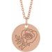 Birth Flower Necklace or Pendant