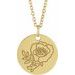 Birth Flower Necklace or Pendant