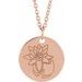 Birth Flower Necklace or Pendant