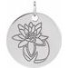 Birth Flower Necklace or Pendant