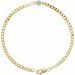 Bezel-Set Solitaire Curb Link Bracelet