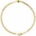Bezel-Set Solitaire Curb Link Bracelet