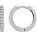 Accented Huggie Earrings