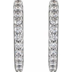 Accented Huggie Earrings
