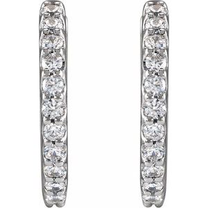 Accented Huggie Earrings
