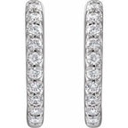 Accented Huggie Earrings