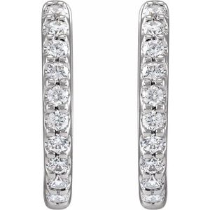 Accented Huggie Earrings