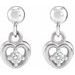 Accented Heart Earrings