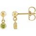 Micro-Bezel Dangle Earrings