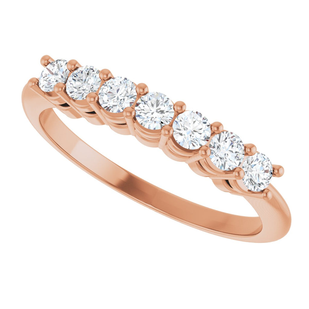 Seven-Stone Anniversary Band
