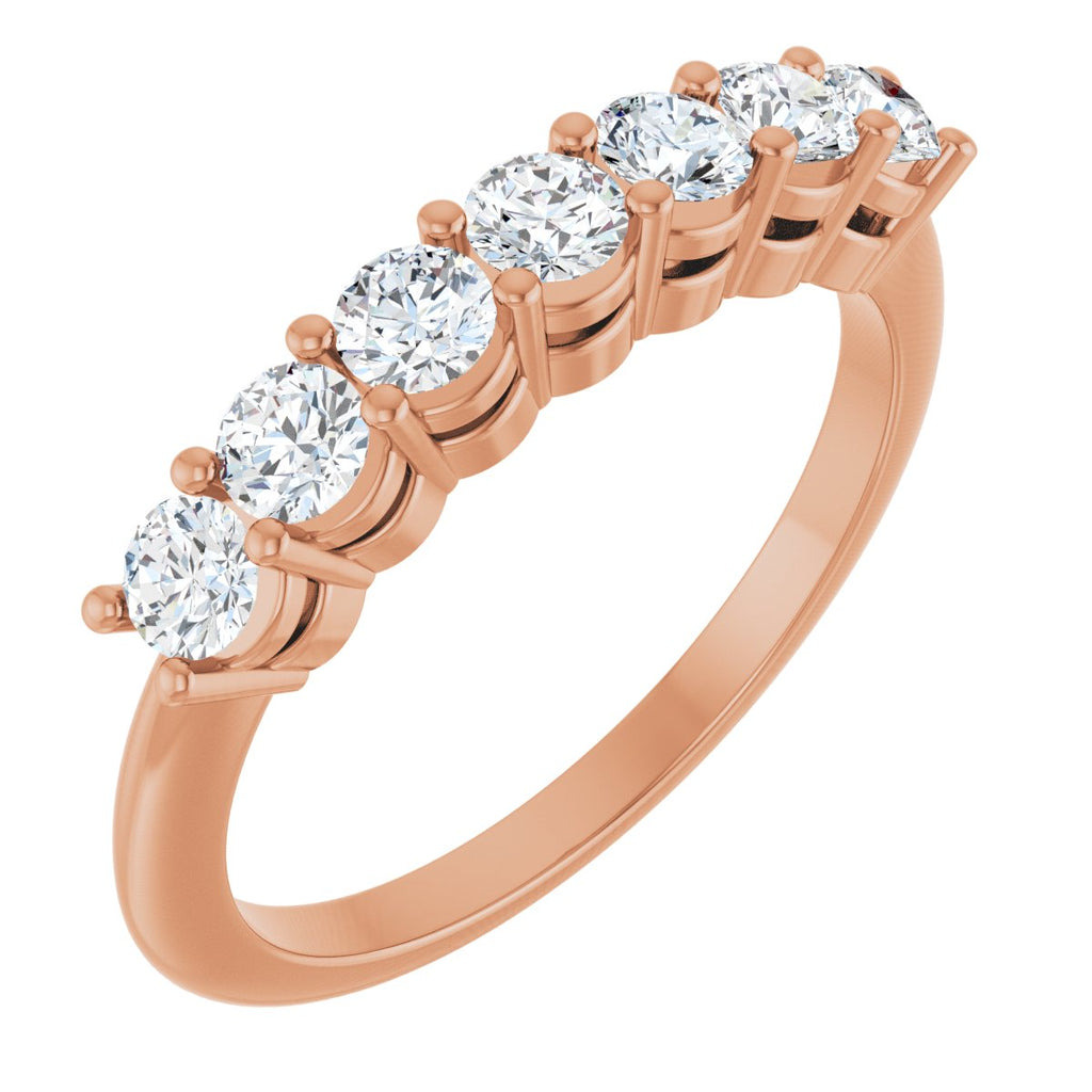 Seven-Stone Anniversary Band