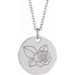 Birth Flower Necklace or Pendant