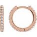 Accented Huggie Earrings