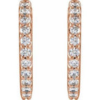 Accented Huggie Earrings
