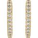 Accented Huggie Earrings