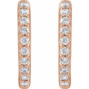 Accented Huggie Earrings
