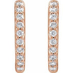 Accented Huggie Earrings