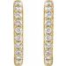 Accented Huggie Earrings