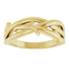 Thorn Criss-Cross Ring
