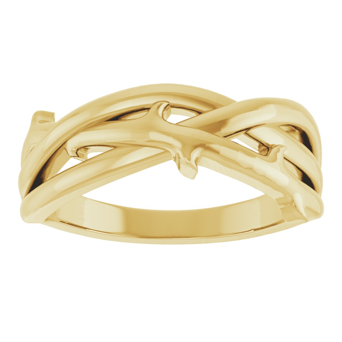 Thorn Criss-Cross Ring
