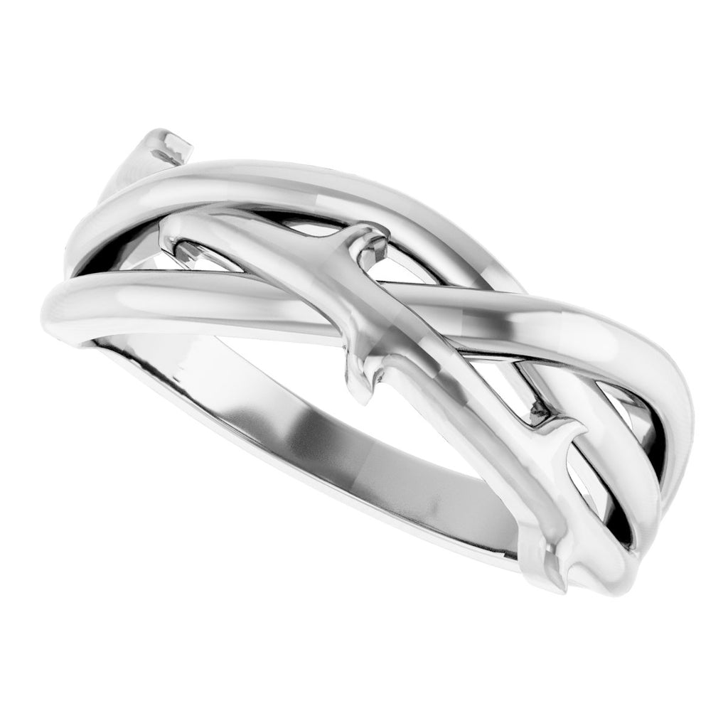Thorn Criss-Cross Ring