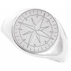 Compass Signet Ring