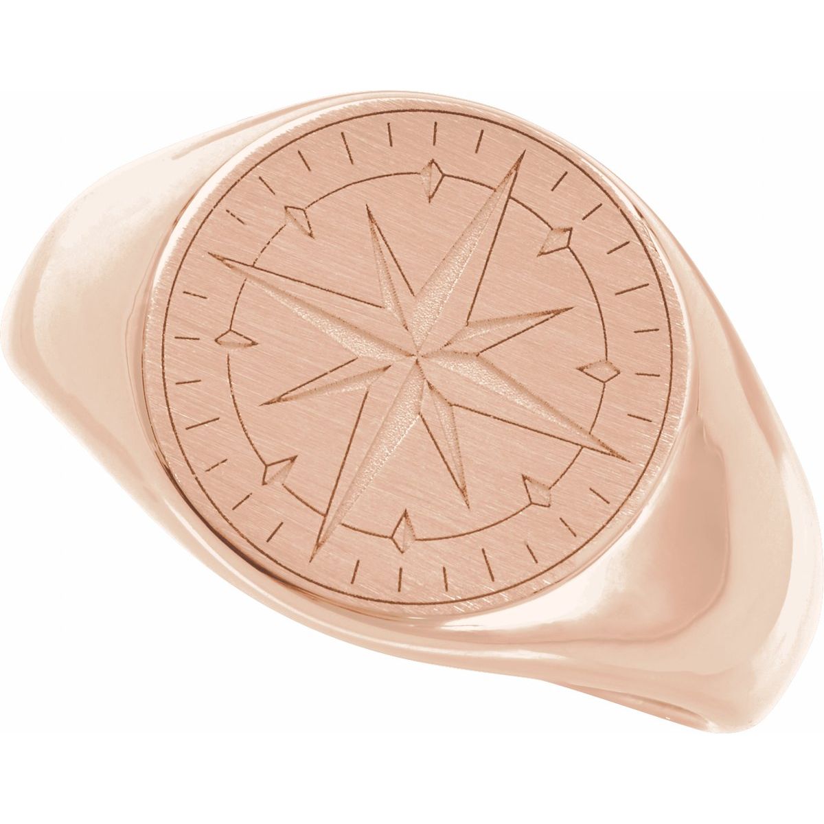 Compass Signet Ring