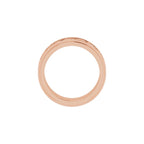 Double Stepped-Edge Sculptural Flat Band