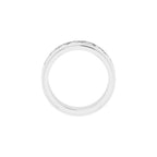 Double Stepped-Edge Sculptural Flat Band