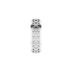 Double Stepped-Edge Sculptural Flat Band