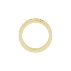 Double Stepped-Edge Sculptural Flat Band