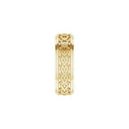 Double Stepped-Edge Sculptural Flat Band