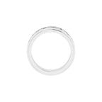 Double Stepped-Edge Sculptural Flat Band