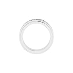 Double Stepped-Edge Sculptural Flat Band