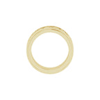 Double Stepped-Edge Sculptural Flat Band