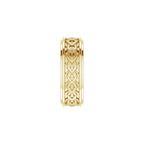 Double Stepped-Edge Sculptural Flat Band
