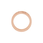 Double Stepped-Edge Sculptural Flat Band