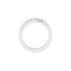 Double Stepped-Edge Sculptural Flat Band